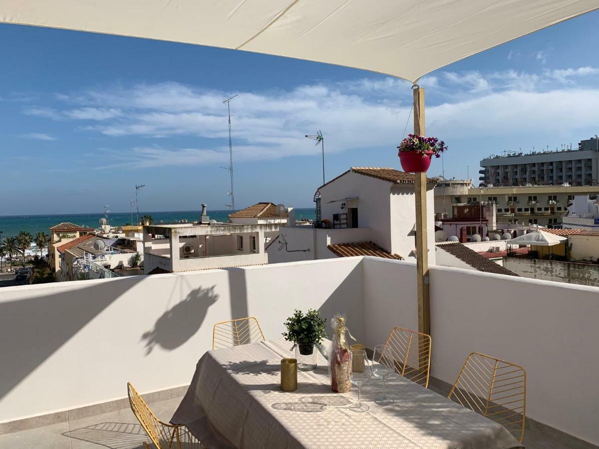 Lujoso Duplex En La Playa Con Vistas Al Mar Apartment Torremolinos Luaran gambar
